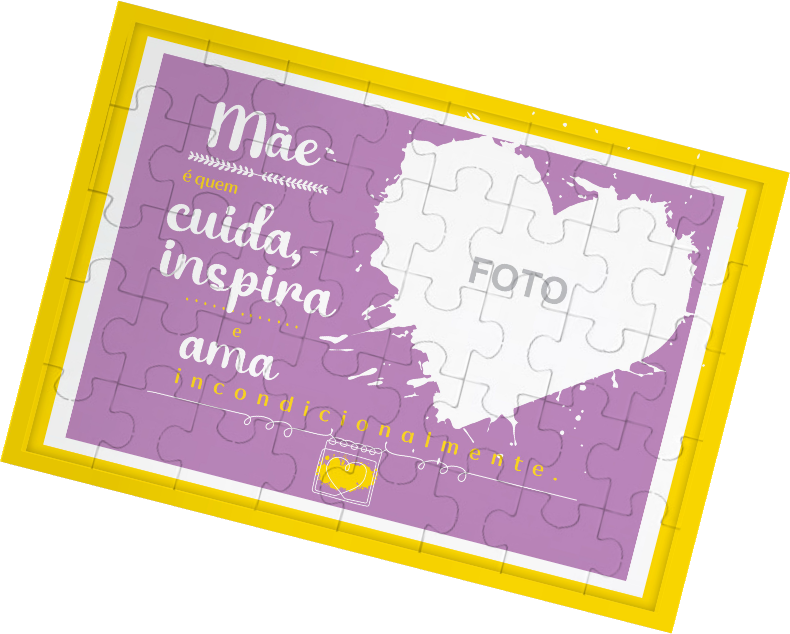 Quebra-Cabeça Personalizado Aniversário